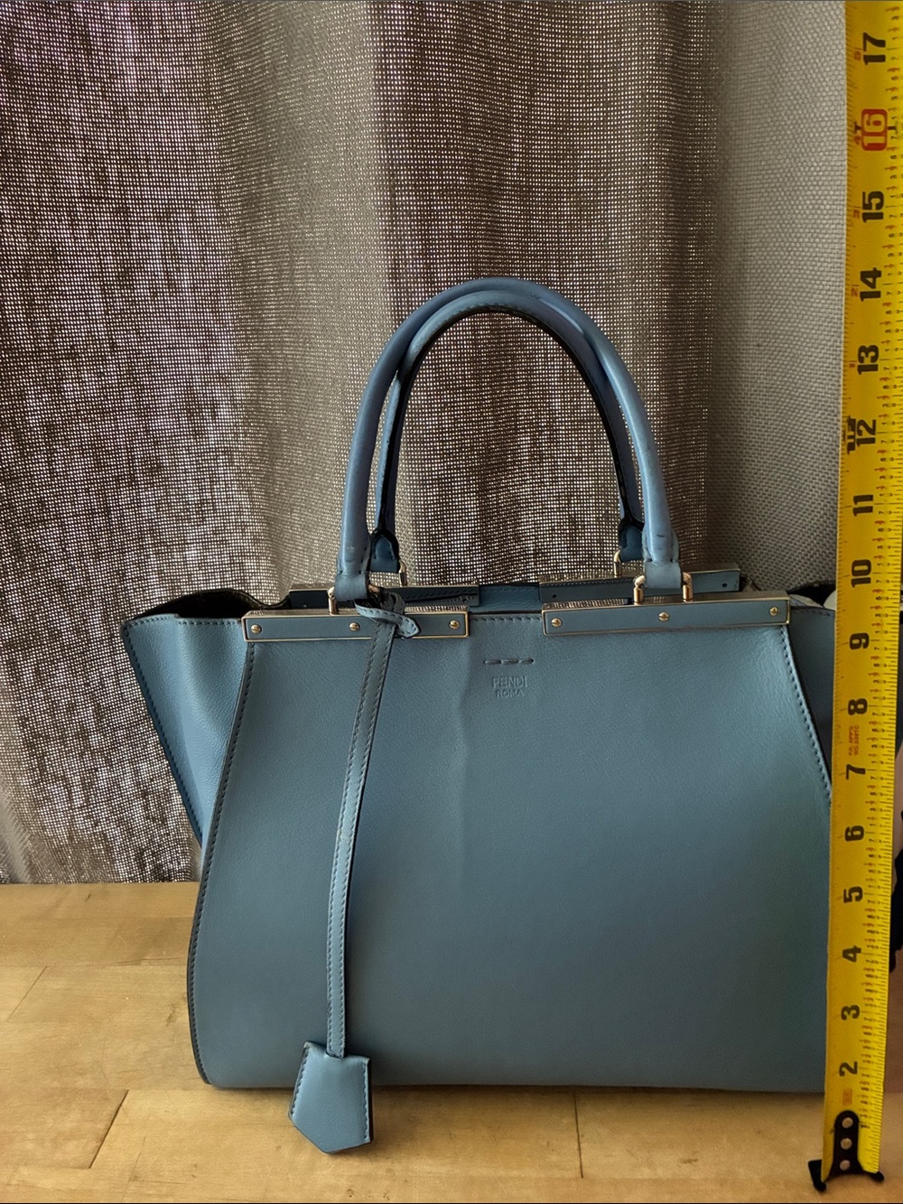 Fendi Monster Croc Crocodile Tail Trois Jours 3Jours Satchel Handbag! - Picture 16 of 16
